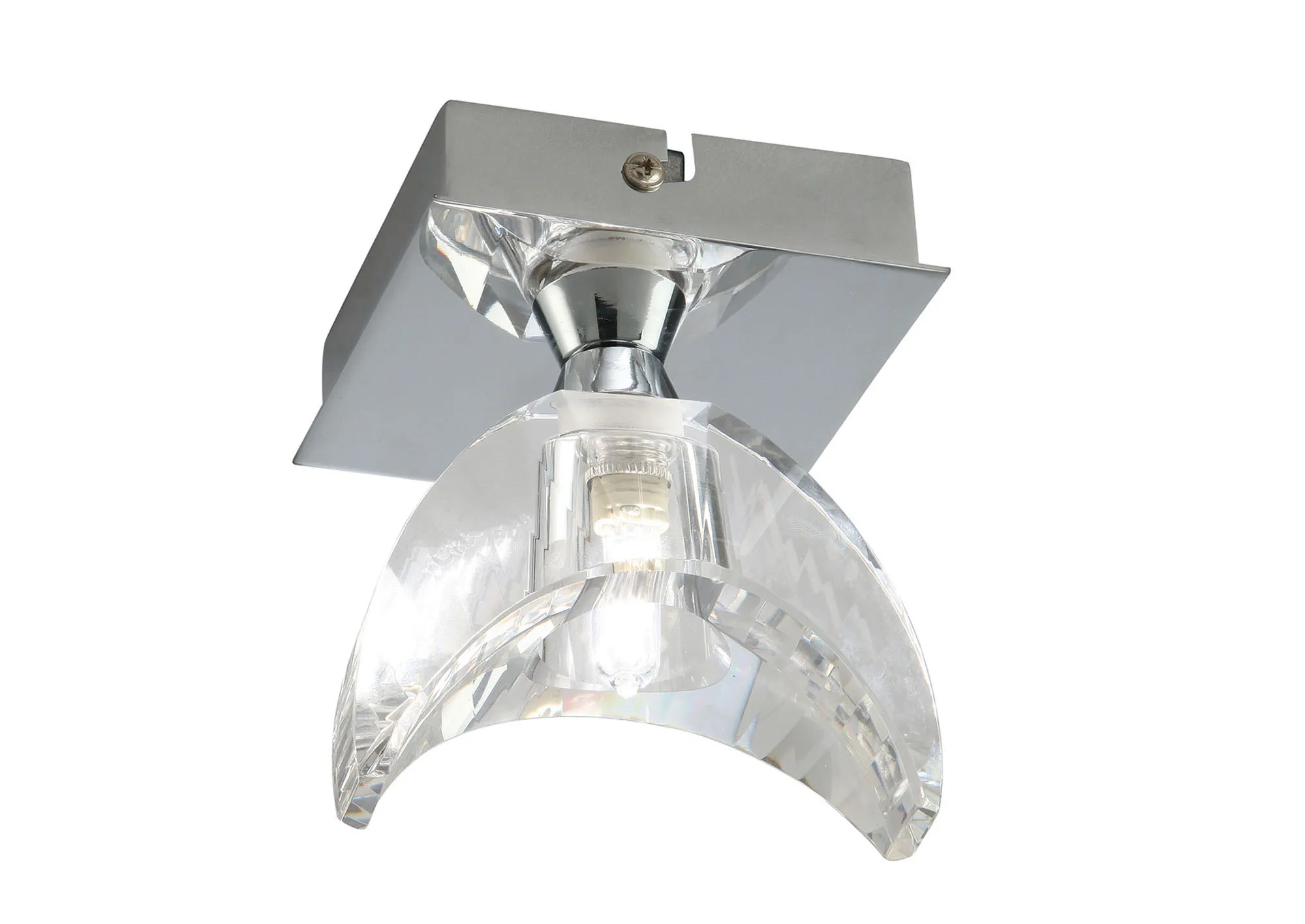 M1457  Eclipse Crystal Ceiling 1 Light